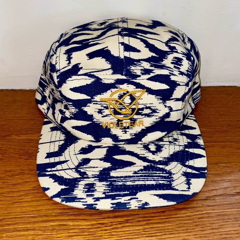 Aztec Print Violetear 5-Panel Hat with Embroidered Logo